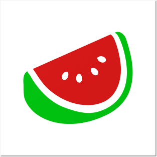 Watermelon Icon Emoticon Posters and Art